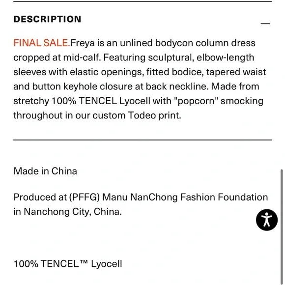 Mara Hoffman Freya Dress Popcorn Midi Todeo Print Bodycon L Celeb Style Luxury - Picture 9 of 14